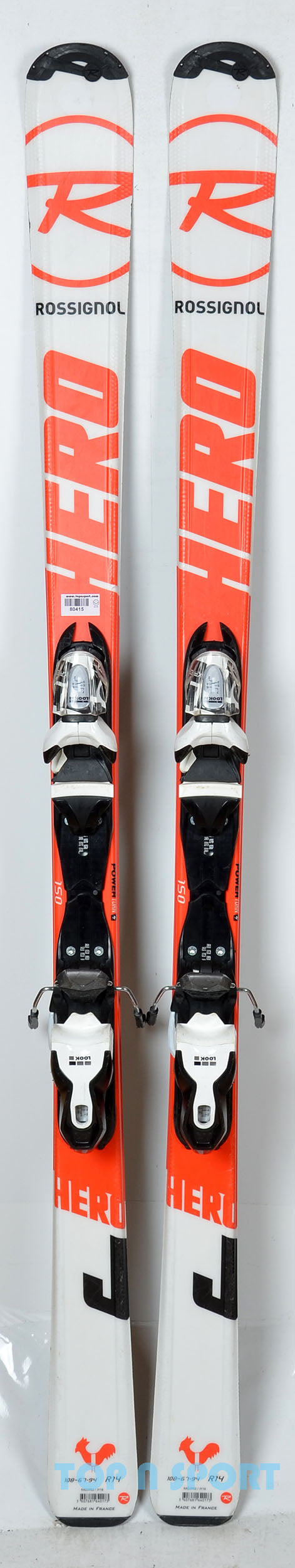 Rossignol HERO JUNIOR - skis d'occasion Junior