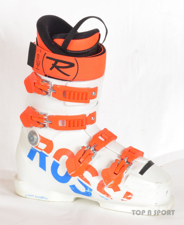 Rossignol HERO WORLDCUP 90 SC white - chaussures de ski d'occasion Junior