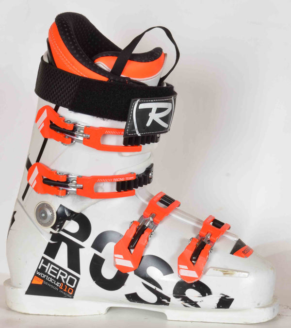 Rossignol HERO WORLDCUP SI 110 SC white - chaussures de ski d'occasion junior