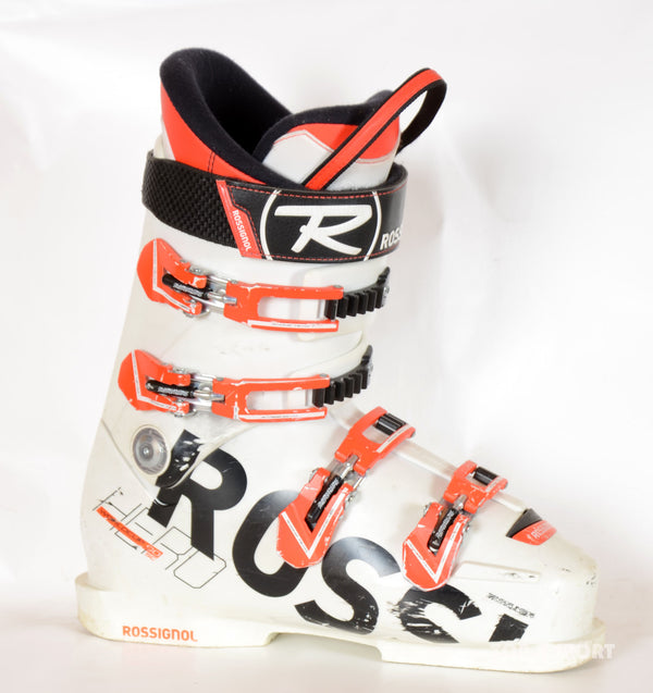 Rossignol HERO WORLDCUP SI 90 SC white - chaussures de ski d'occasion  Junior