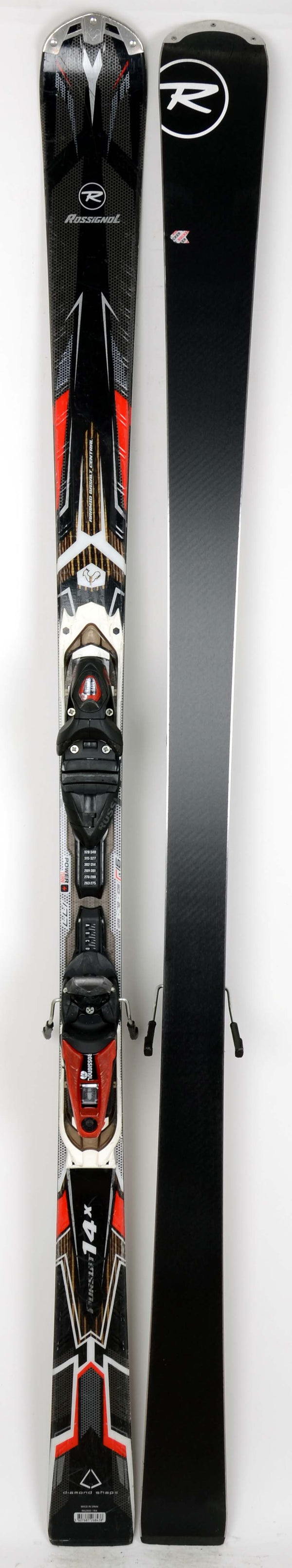 Rossignol PURSUIT 14X black - skis d'occasion