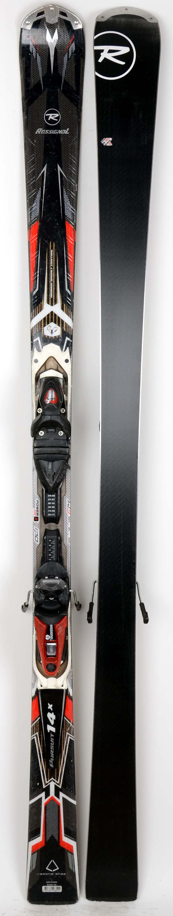 Rossignol PURSUIT 14X black - skis d'occasion