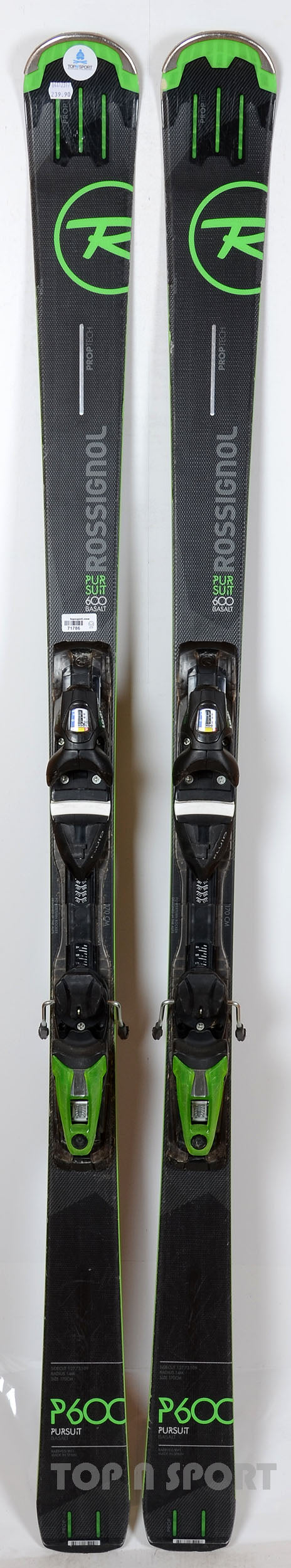 Rossignol PURSUIT 600 Basalt - skis d'occasion