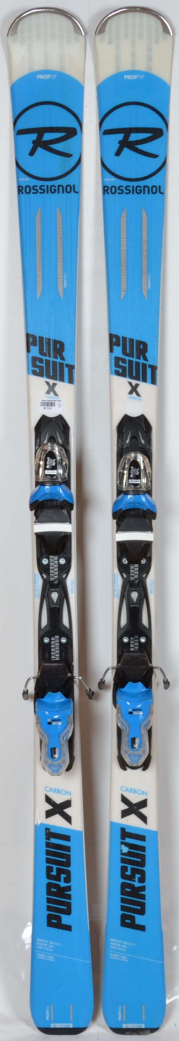 Rossignol PURSUIT X CARBON 2018 - skis d'occasion