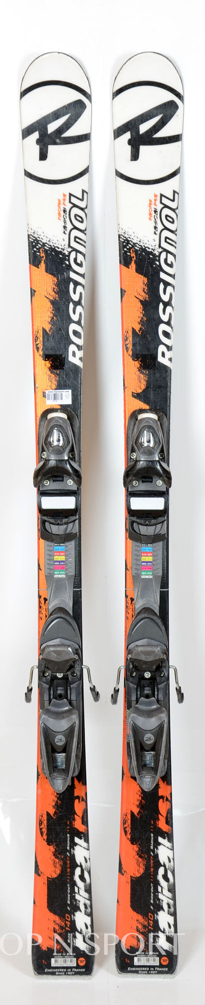 Rossignol RADICAL RSX blk - Skis d'occasion Junior