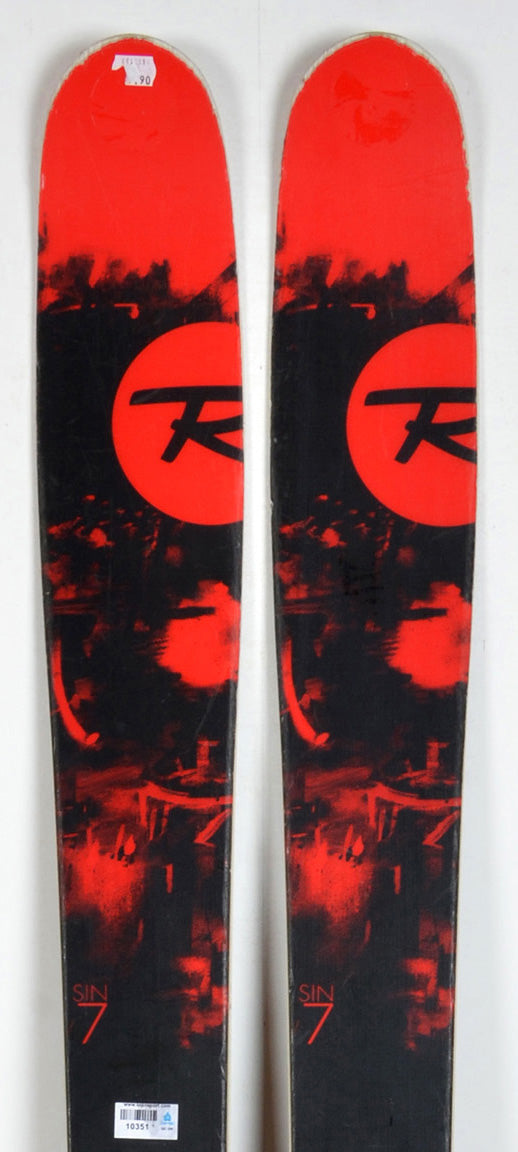 Rossignol SIN 7 black red - skis d'occasion