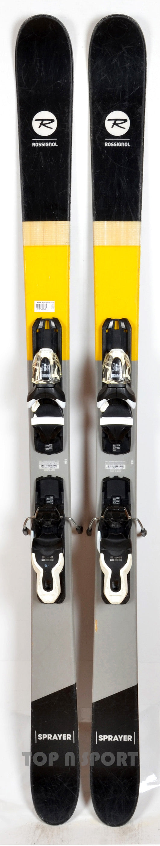 Rossignol SPRAYER black/yellow - skis d'occasion