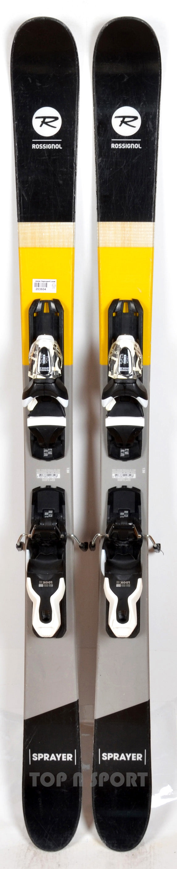 Rossignol SPRAYER black/yellow - skis d'occasion