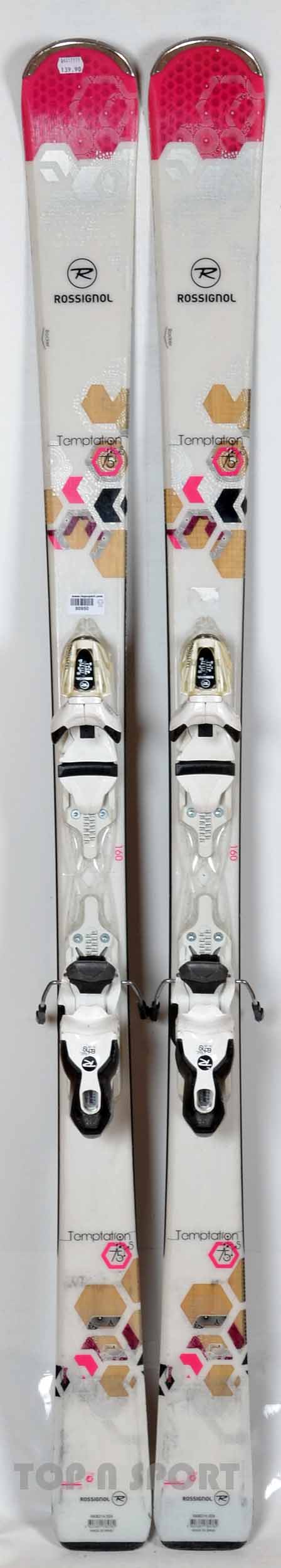 Rossignol TEMPTATION 75 - skis d'occasion Femme