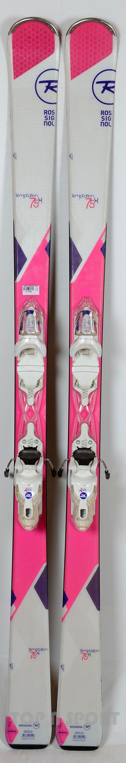 Rossignol TEMPTATION 75 X - skis d'occasion Femme