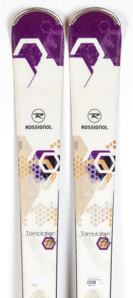 Rossignol TEMPTATION 77 - skis d'occasion Femme