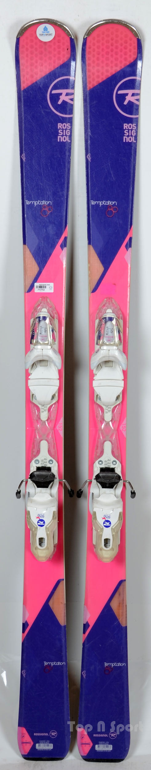 Rossignol TEMPTATION 80 - skis d'occasion Femme