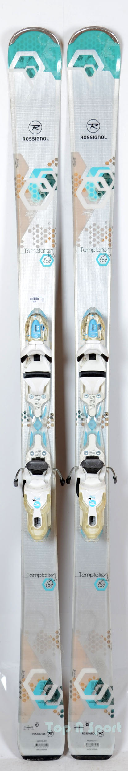 Rossignol TEMPTATION 80 - skis d'occasion Femme