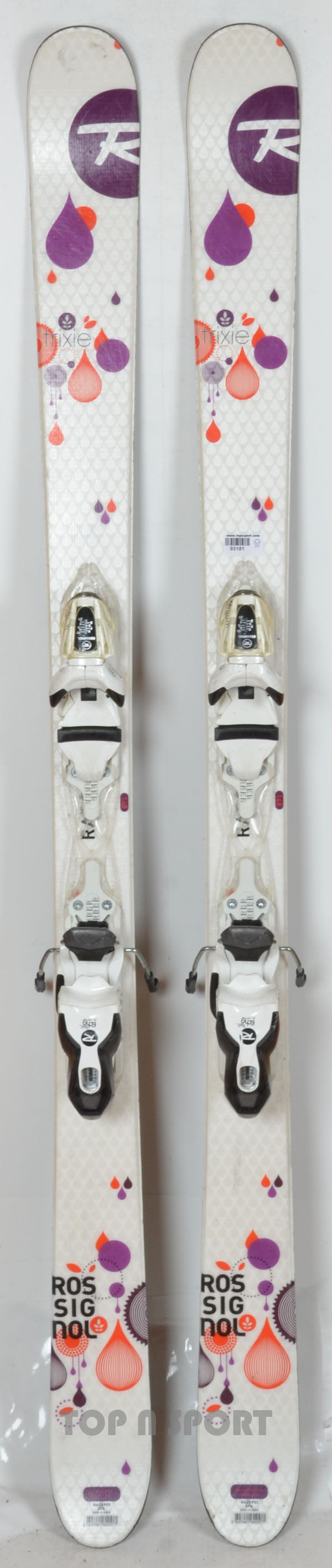 Rossignol TRIXIE white - skis d'occasion Femme