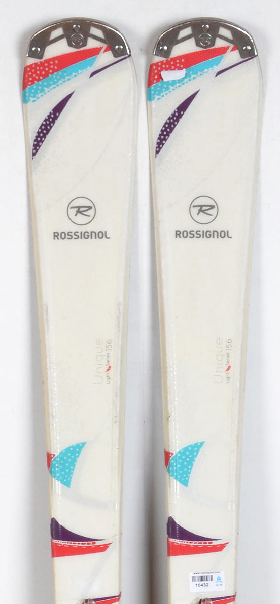 Rossignol UNIQUE L white / multi - skis d'occasion Femme