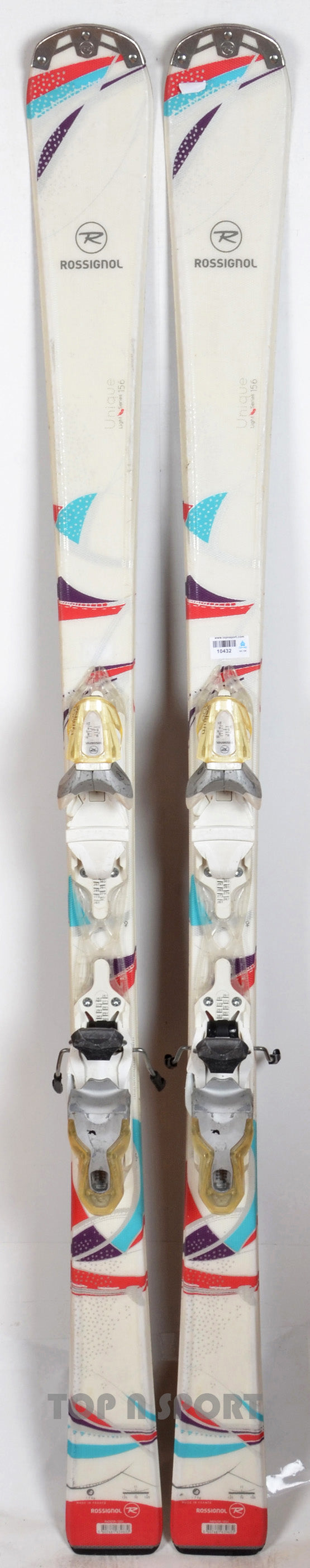 Rossignol UNIQUE L white / multi - skis d'occasion Femme