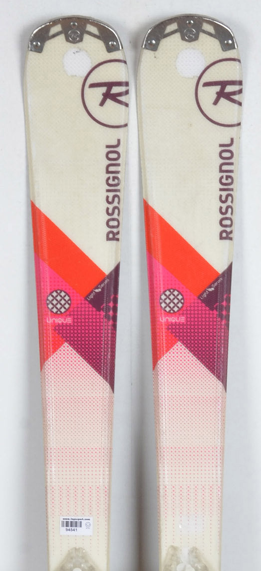 Rossignol UNIQUE L white / red - skis d'occasion Femme