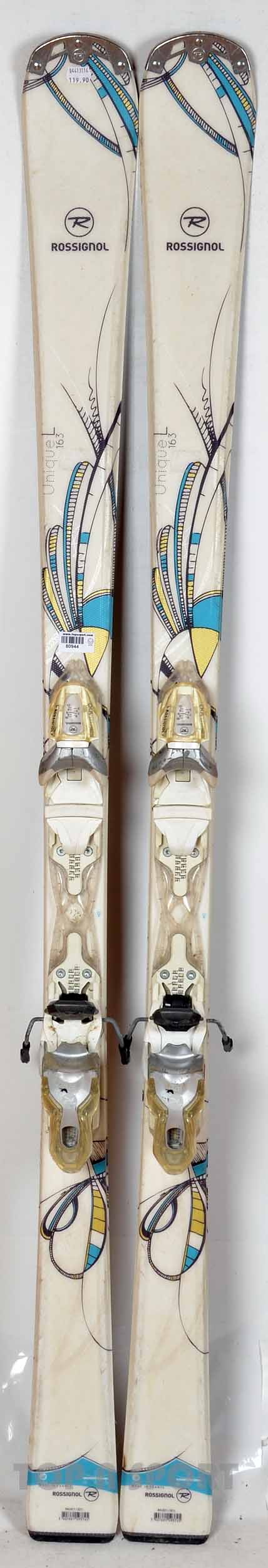Rossignol UNIQUE L white - skis d'occasion Femme