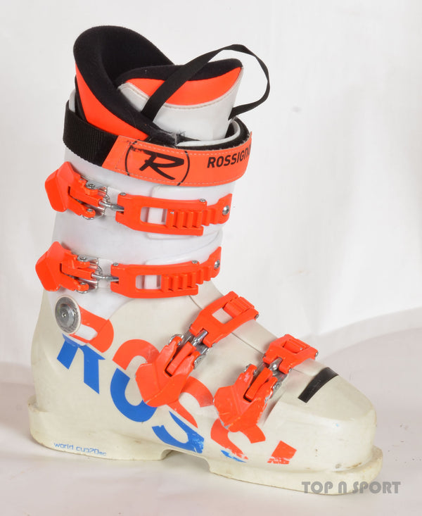 Rossignol HERO WORLDCUP 70 SC white - chaussures de ski d'occasion  Junior