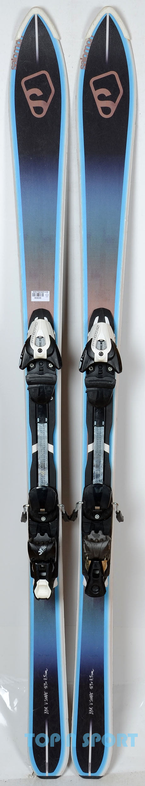 Salomon BBR 7,5 Blk - skis d'occasion