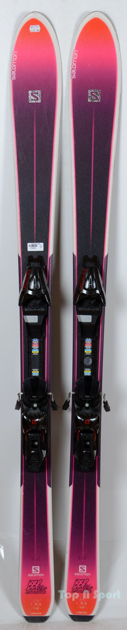 Salomon BBR MOONLITE - skis d'occasion Femme