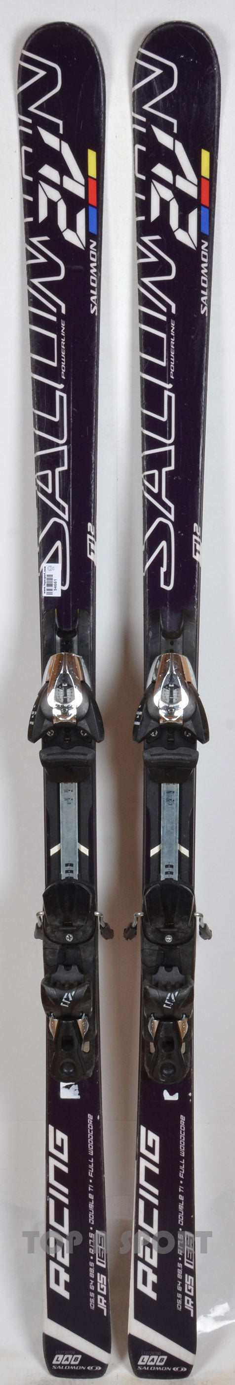 Salomon EQUIPE T 2V RACE - skis d'occasion Junior