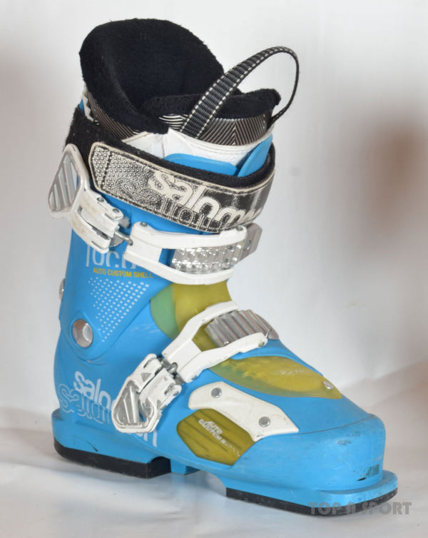 Salomon FOCUS JR Blue - chaussures de ski d'occasion  Junior