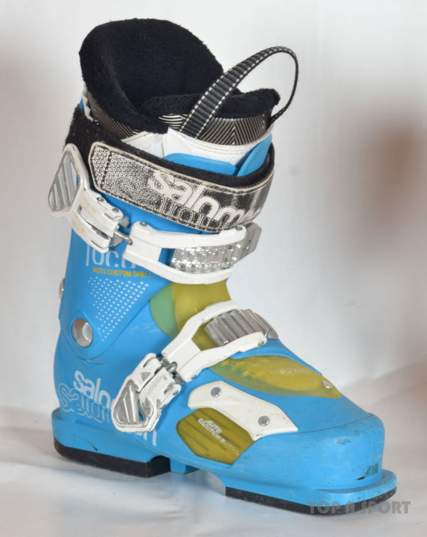 salomon focus ski boots blue Salomon FOCUS JR Blue - chaussures de ski d'occasion Junior