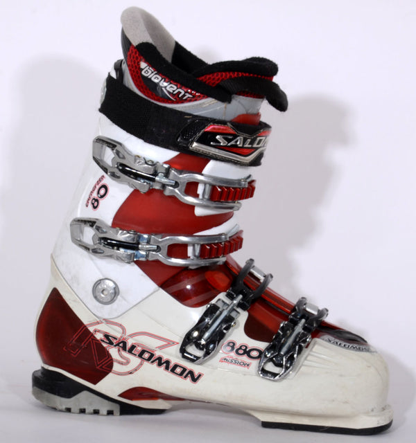 Salomon MISSION 880 RED/WHITE - Chaussures de ski d'occasion