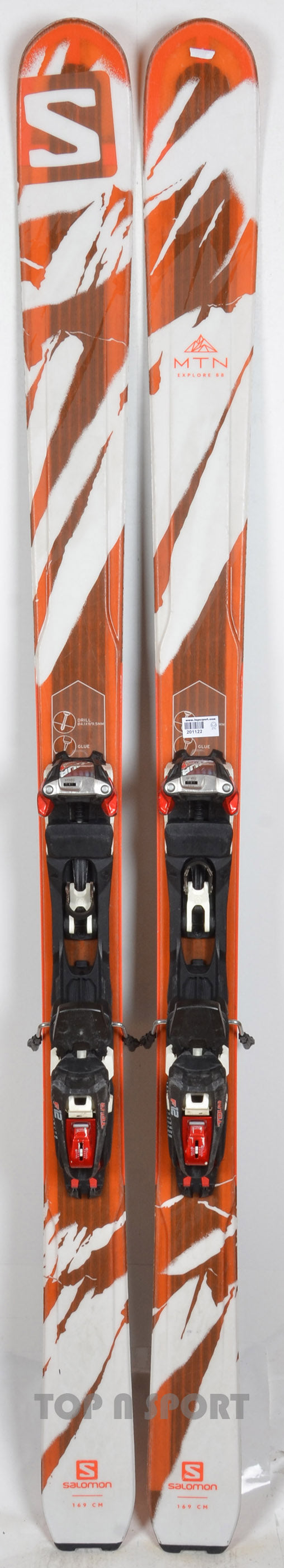 Salomon MTN EXPLORE 88 + fixations de rando - skis d'occasion