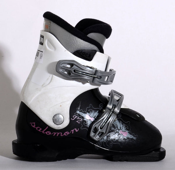 Salomon PERFORMA T2 GIRL B&W - chaussures de ski d'occasion