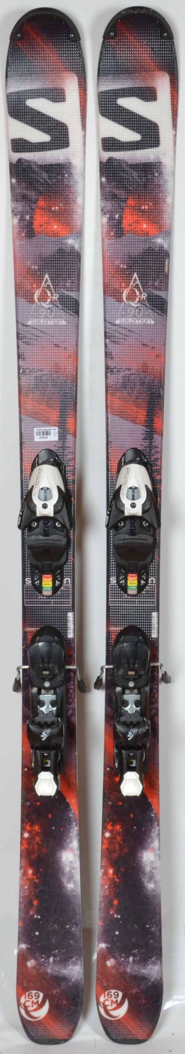 Salomon Q 90 red - skis d'occasion Salomon Q 90 red - skis d'occasion