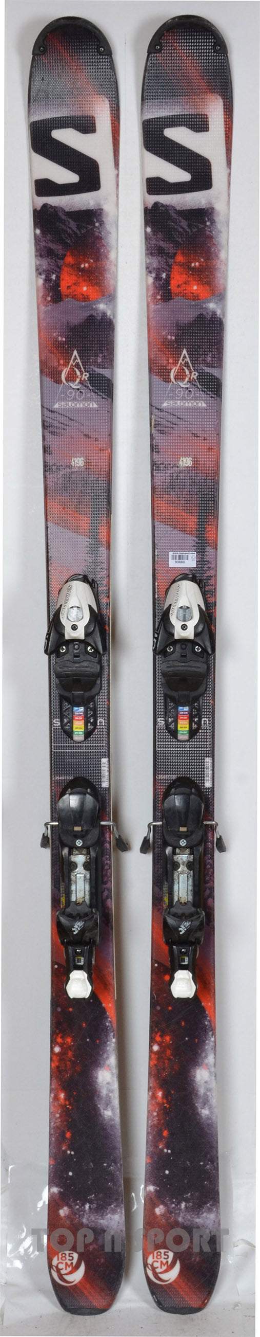 Salomon Q 90 red - skis d'occasion