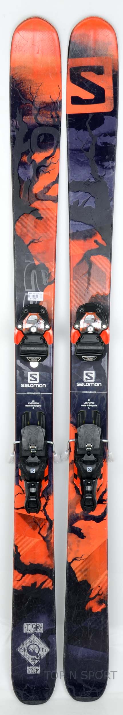 Salomon Q 98  - skis d'occasion