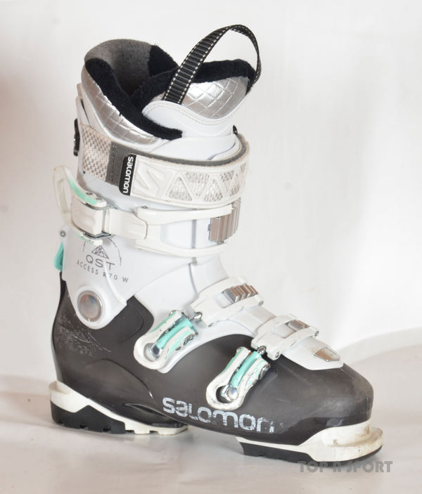 Salomon QST ACCESS 70 R W white - chaussures de ski d'occasion  Femme