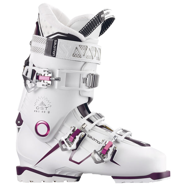 Salomon QST PRO 80 W White / Pink - Chaussures de ski Femme - Neuf déstockage