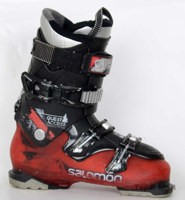 Salomon QUEST ACCESS 770 red - Chaussures de ski d'occasion