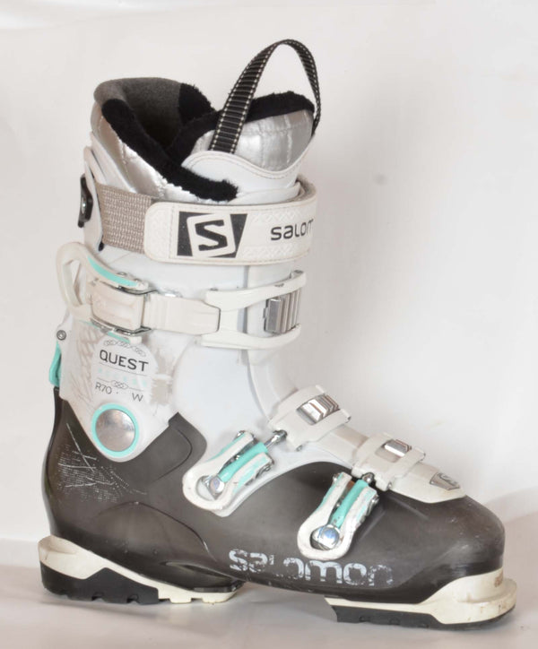 Salomon QUEST ACCESS R70 W white - chaussures de ski d'occasion  Femme
