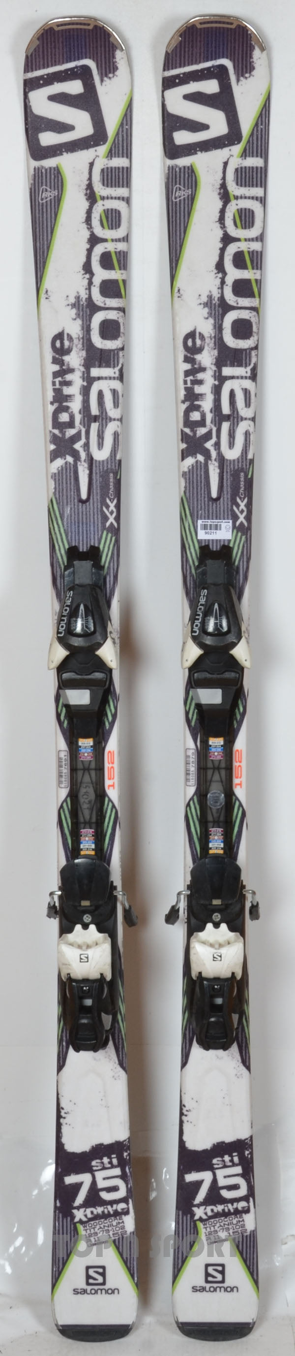 Salomon X-DRIVE 75 STI - skis d'occasion