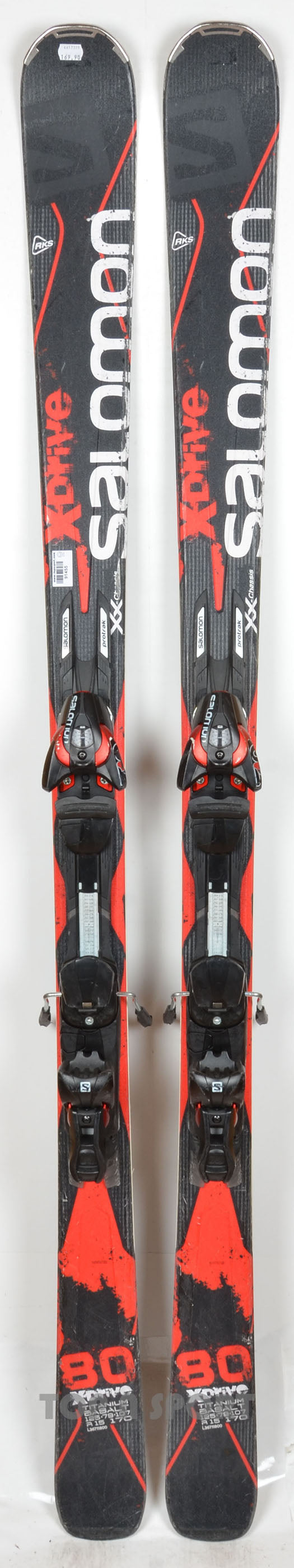 Salomon X-DRIVE 80 Titanium - skis d'occasion