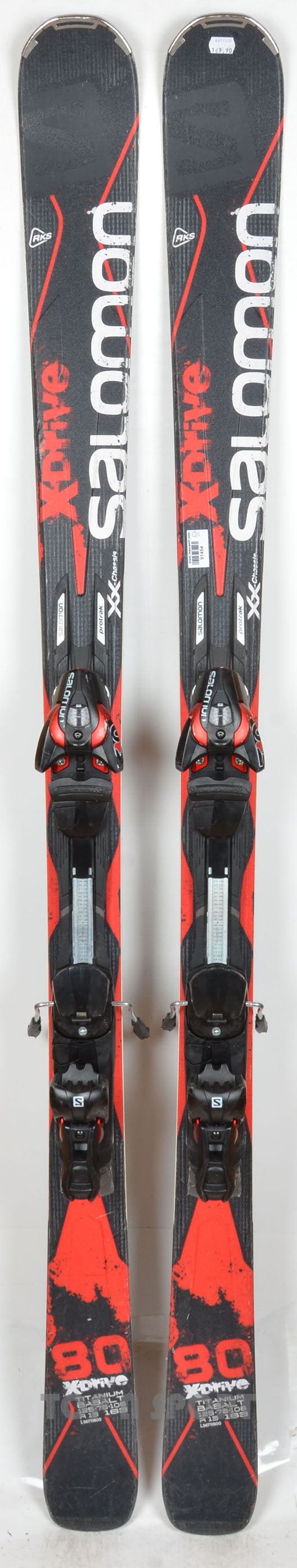 avis ski salomon x drive 80 Salomon X-DRIVE 80 Titanium - skis d'occasion