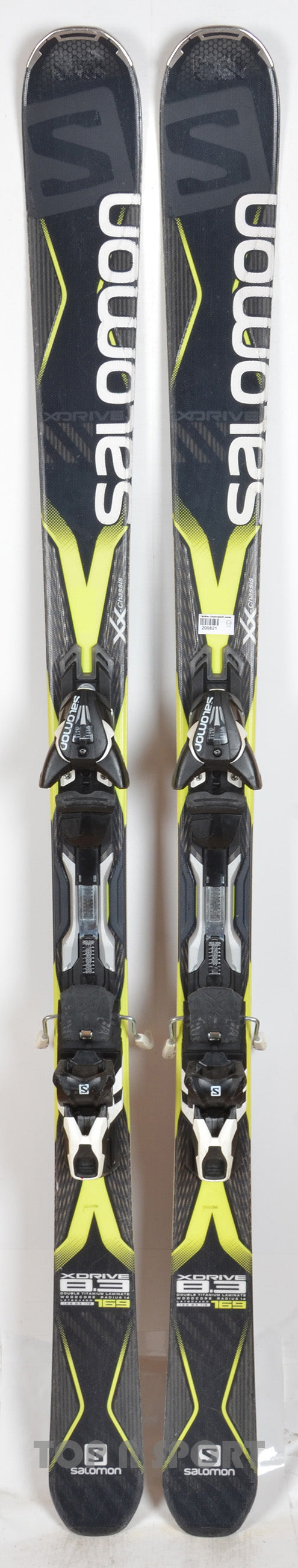 Salomon X-DRIVE 8.3 Ti black - skis d'occasion