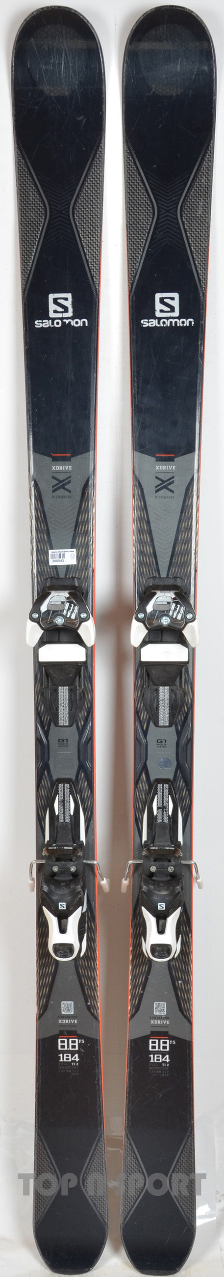 Salomon X-DRIVE 8,8 FS black - skis d'occasion
