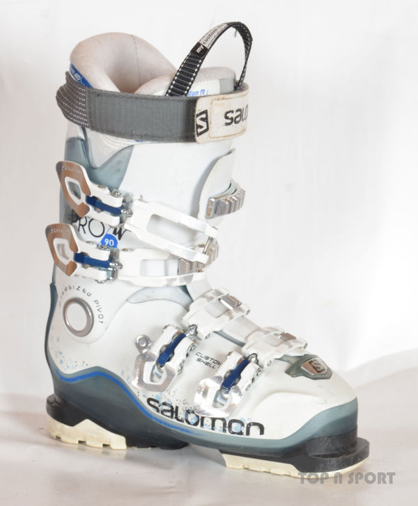 Salomon X-PRO 90 W white - chaussures de ski d'occasion  Femme