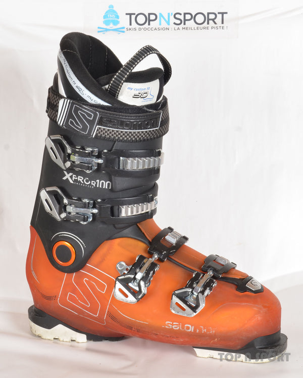 Salomon X PRO R 100 orange - chaussures de ski d'occasion