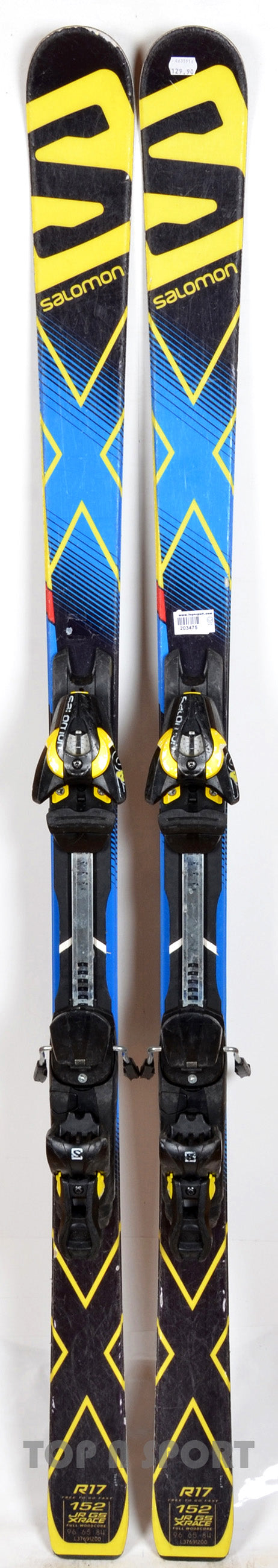 Salomon X-RACE JR GS blue - skis d'occasion Junior