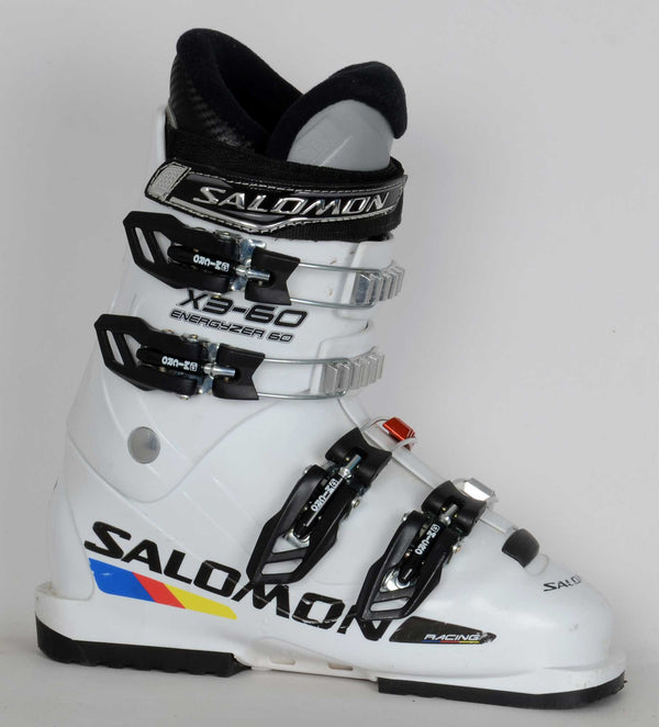 Salomon X3-60 WHITE - chaussures de ski junior d'occasion