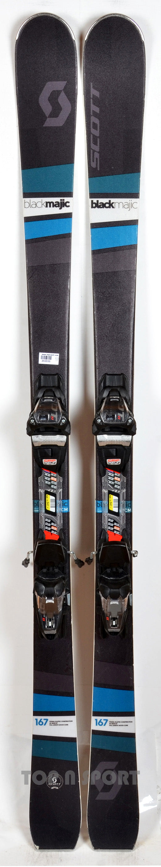 Scott BLACK MAJIC black/red - skis d'occasion