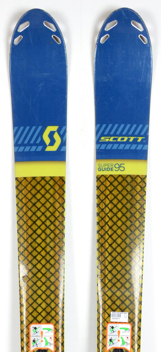 Scott SUPERGUIDE 95 + Fixations Maker Kingpin 13 - skis d'occasion
