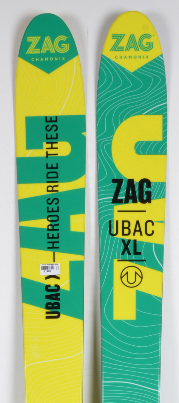 Skis neufs ZAG UBAC XL (skis nus) - neuf déstockage